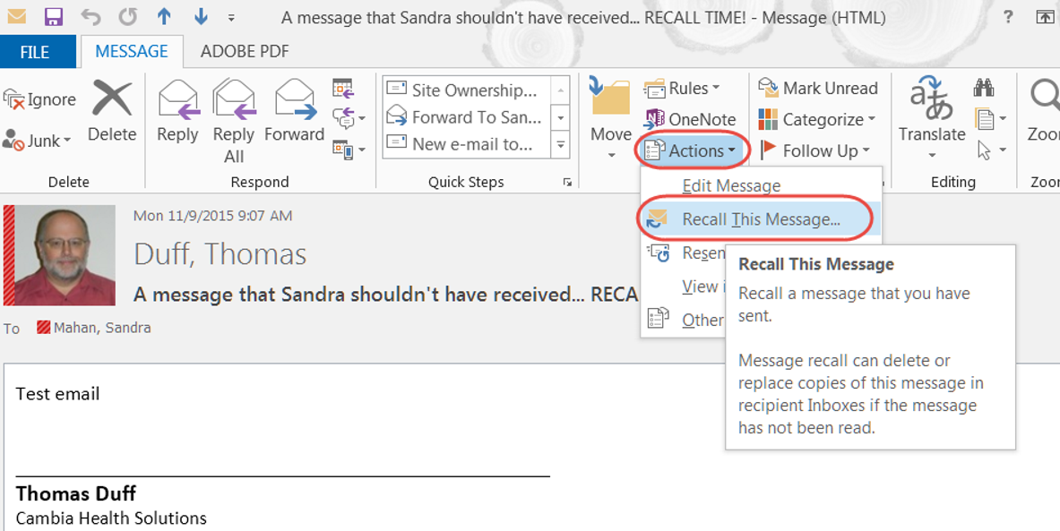 1 unread message in outlook for mac version 15.3